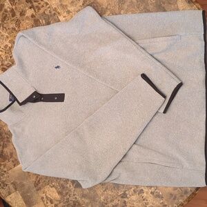 Polo Ralph Lauren Fleece XXL Grey with Black trim men